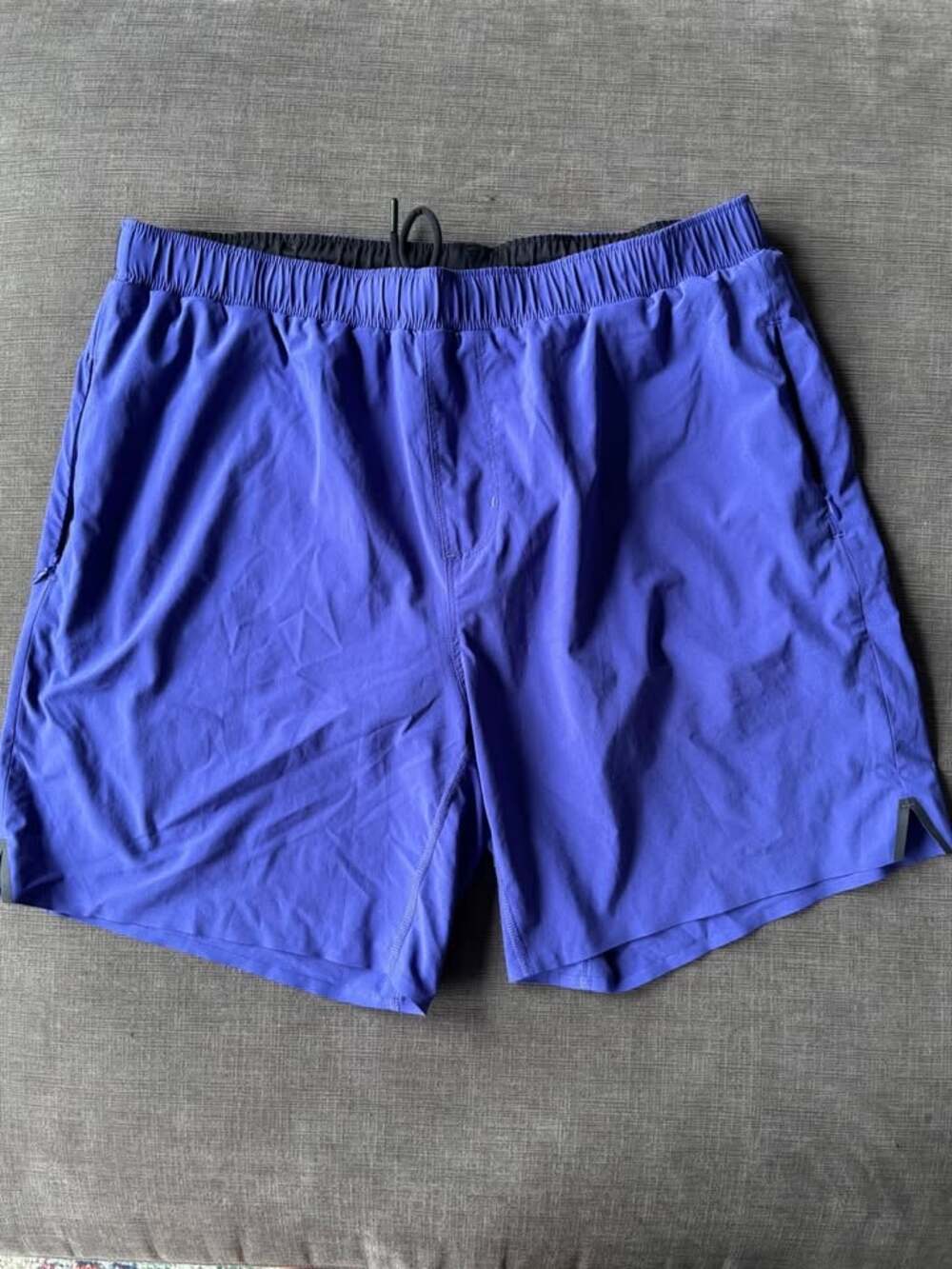 Rhone Men's Large Purple 2-in-1 Mako Athletic Running Shorts Nightshade Lined
